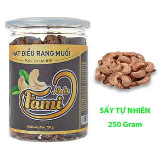 Hạt điều rang muối FAMINUTS vỏ lụa sấy tự nhiên hũ 250 gram