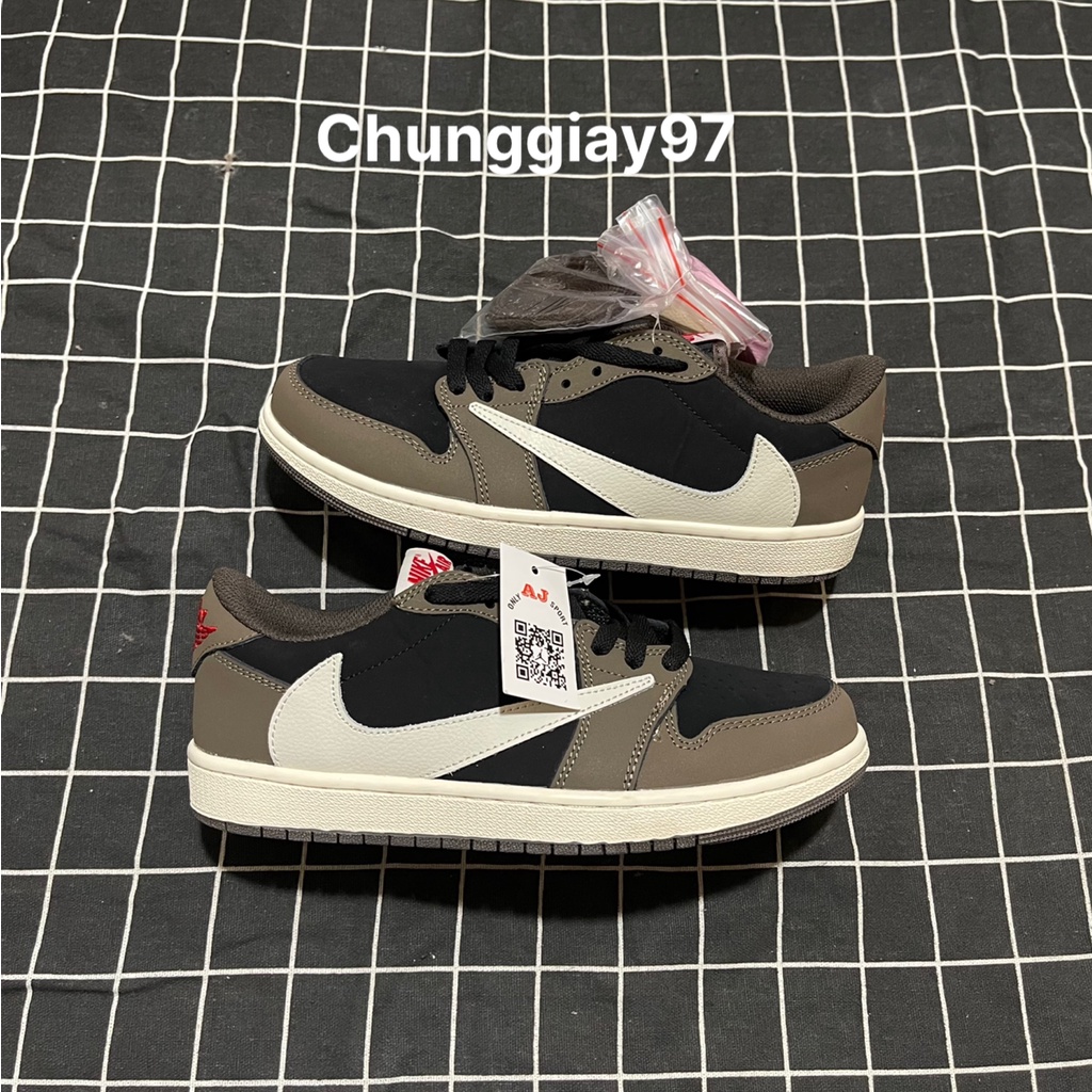 giày Jordan travis scott nâu đen cao cấp