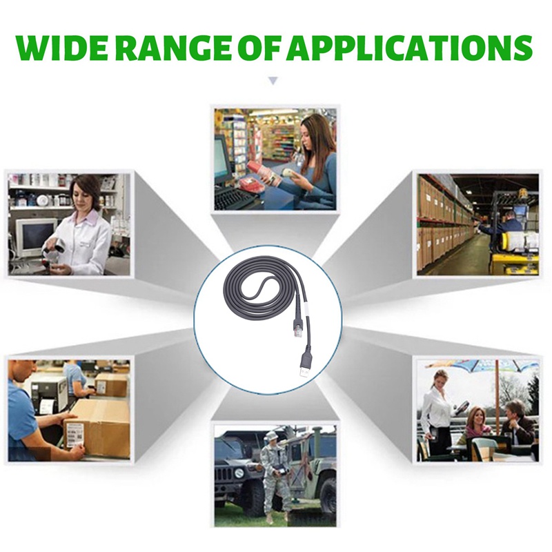 Cáp Dữ Liệu LS2208 AP LS4208 DS9208 Cho Máy Quét Mã Vạch