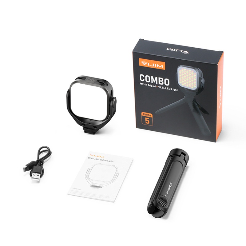 Đèn LED zzz Có Thể Gập Lại Kèm Giá Đỡ Ba Chân Hỗ Trợ Phát Sóng Trực Tiếp