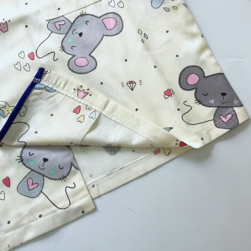 Pijama Cho Bé vải cotton hút mồ hôi - Nhiều mẫu động vật dễ thương 10-45kg
