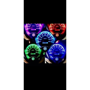 Led sang số đổi màu xe máy