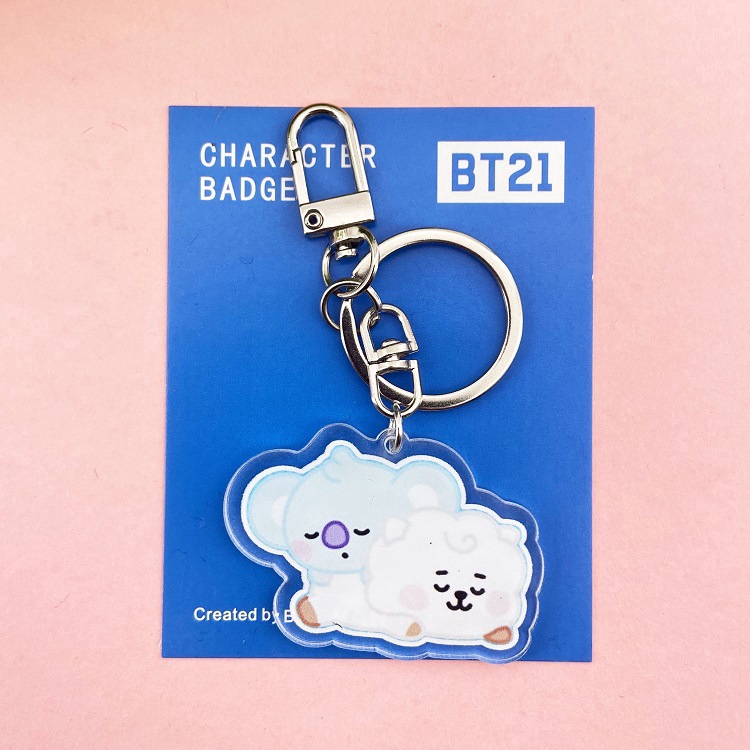 Móc Khóa Hình Bts Bt21 Dễ Thương