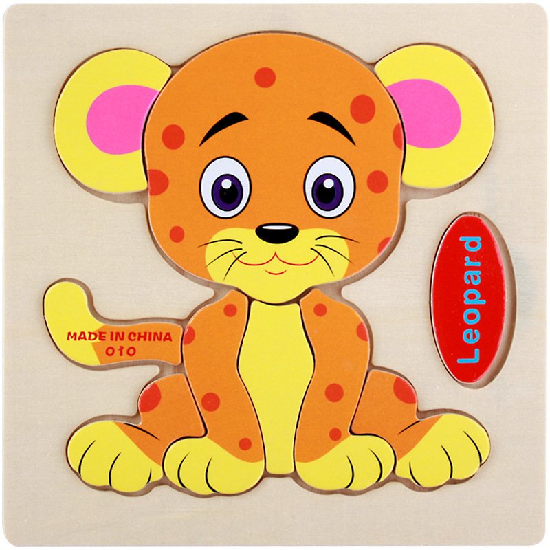 Đồ chơi tranh ghép hình lắp ráp bằng gỗ 3D thông minh phát triển trí tuệ cho bé đa dạng chủ đề