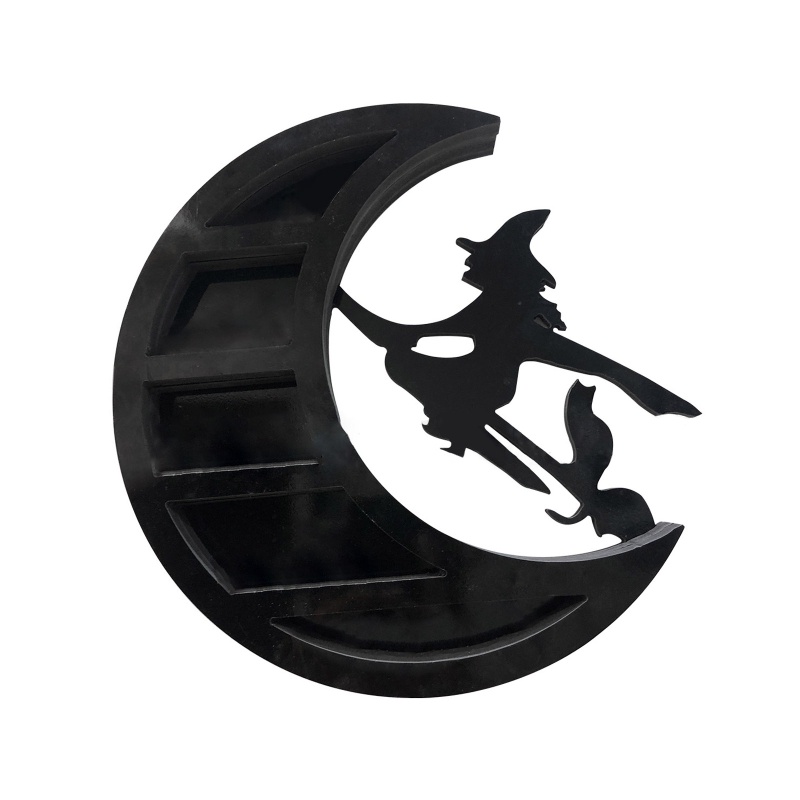 Giá Đỡ Trang Sức Gắn Tường Hình Mặt Trăng Độc Đáo Trang Trí Phòng Khách