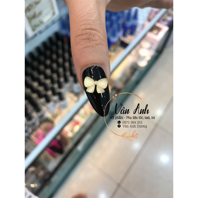 Phụ Kiện Nail, Charm Hình Nơ To, Phụ Kiện Đủ Hình