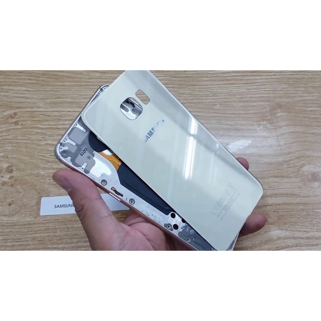 Vỏ thay nắp lưng cho Galaxy S6 mặt lưng kính