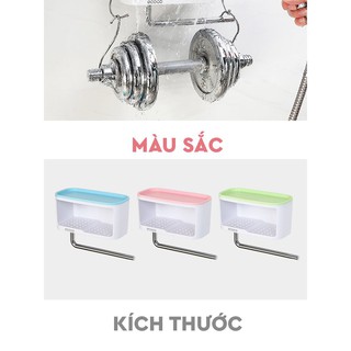 Kệ để đồ phòng tắm kèm móc khăn ECC1716