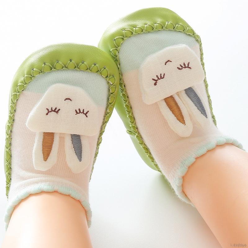 Giày cotton đế mềm chống trượt phong cách hoạt hình cho bé sơ sinh