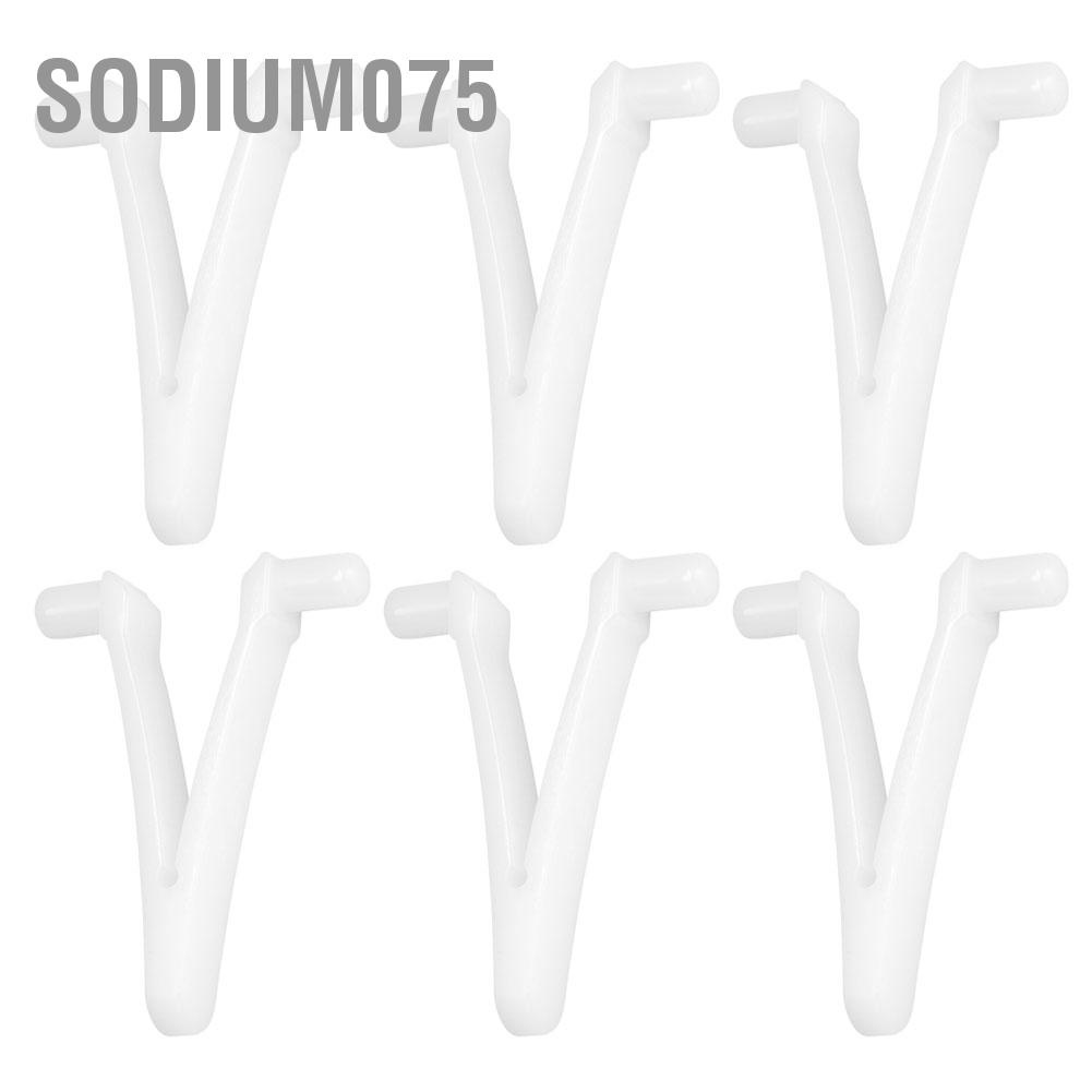 Hàng Hot 6PCS Hồ bơi Cung cấp Bướm V Clip cho Bàn chải Spa Lá Rake Skimmer Đầu hút chân không Hàng giao ngaySodium075