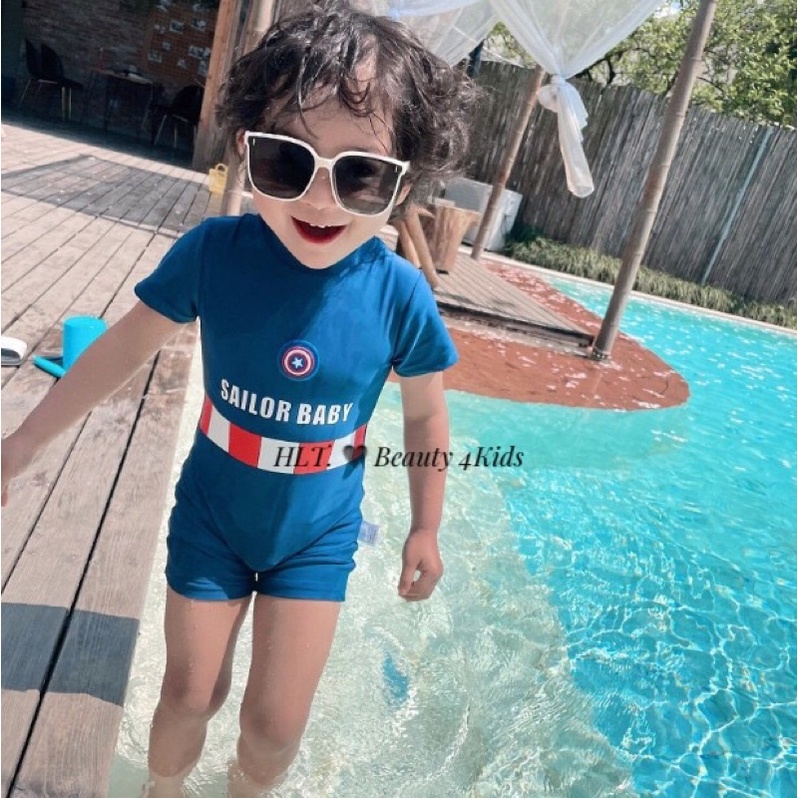 (Giá sỉ) Đồ bơi bé trai - Đồ bơi siêu nhân anh hùng size 8-20kg