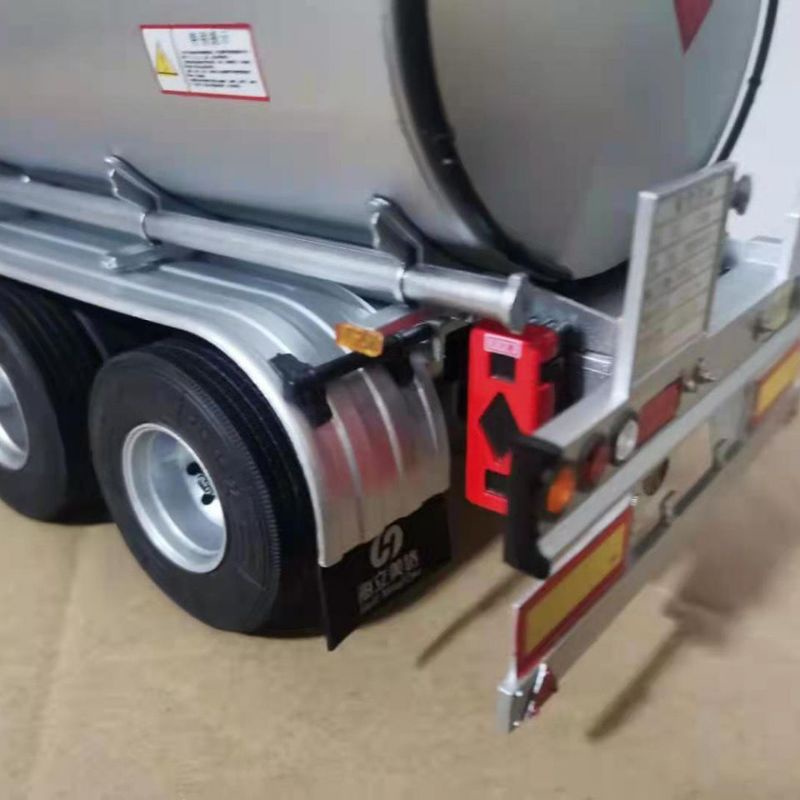 Xe mô hình rơ moóc bồn hợp kim 1:24