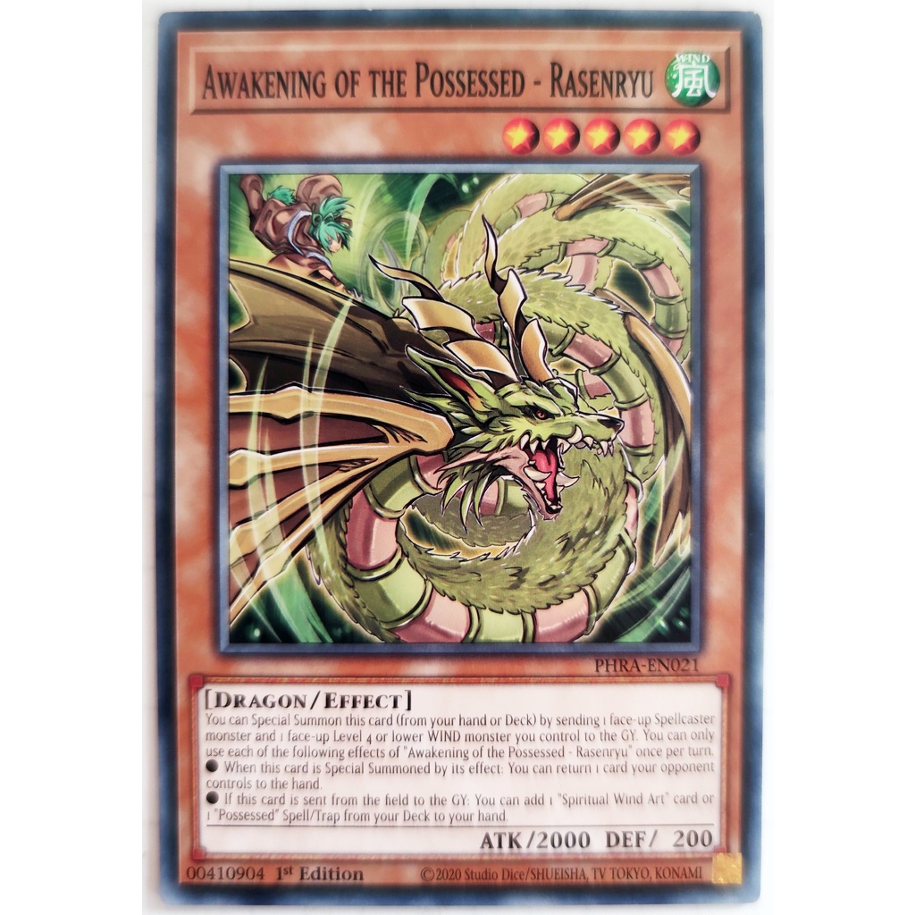 [Thẻ Yugioh] Awakening of the Possessed - Rasenryu |EN| Common