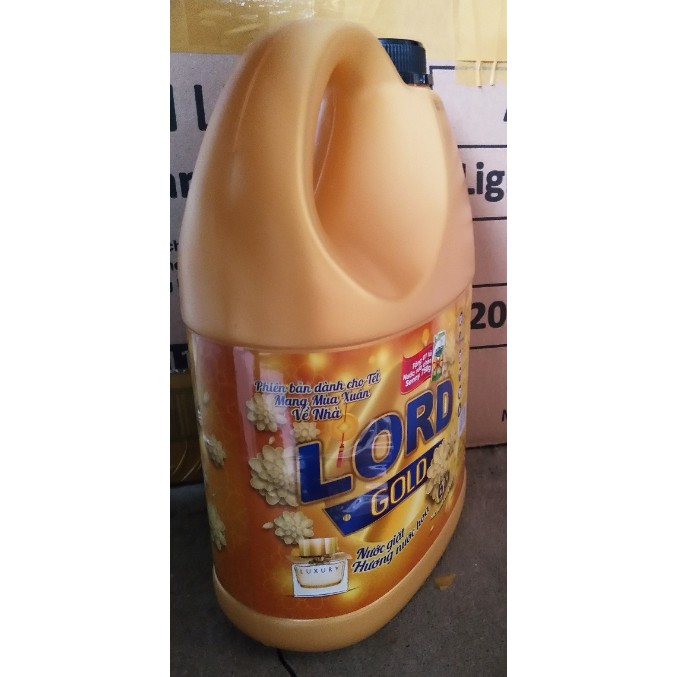 NƯỚC GIẶT LORD GOLD 3.8KG HƯƠNG NƯỚC HOA (HÀNG CHÍNH HÃNG)