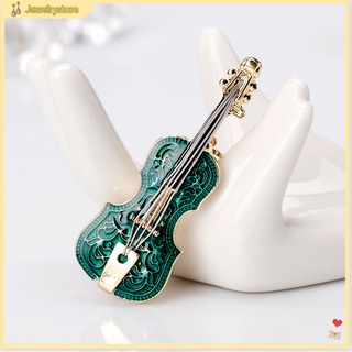 (jewelrystore) Ghim Cài Áo Hình Đàn Violin Ngộ Nghĩnh
