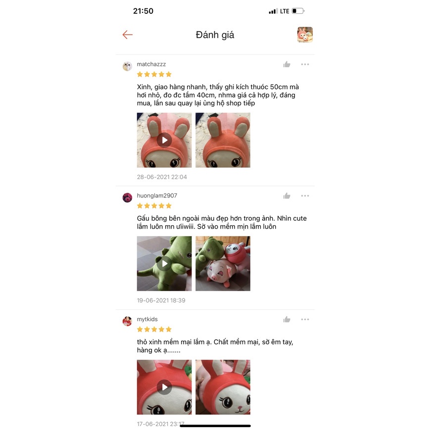 Gấu Bông Hình Con Thỏ Hồng Dáng Nằm Size 40cm Chất Liệu Vải Bông Cao Cấp Xuất Dư Siêu Thị