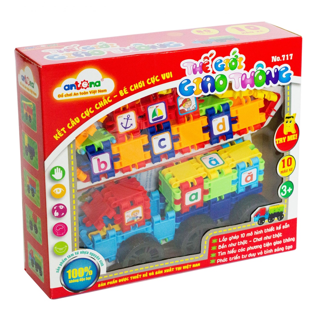 Xếp hình/Lắp Ghép Thế giới Giao thông Chính Hãng ANTONA No.717