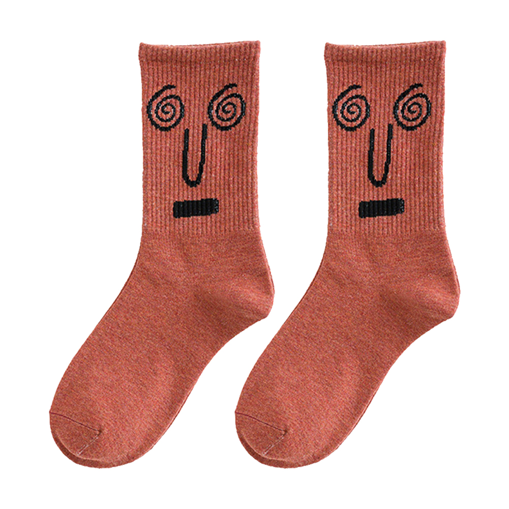 【cfh】Vớ Cao Mắt Cá Chân Làm Bằng Cotton Mềm Họa Tiết Elmo Vui Nhộn