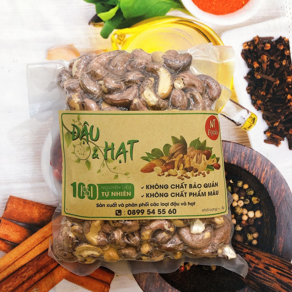 HẠT ĐIỀU RANG MUỐI 500G