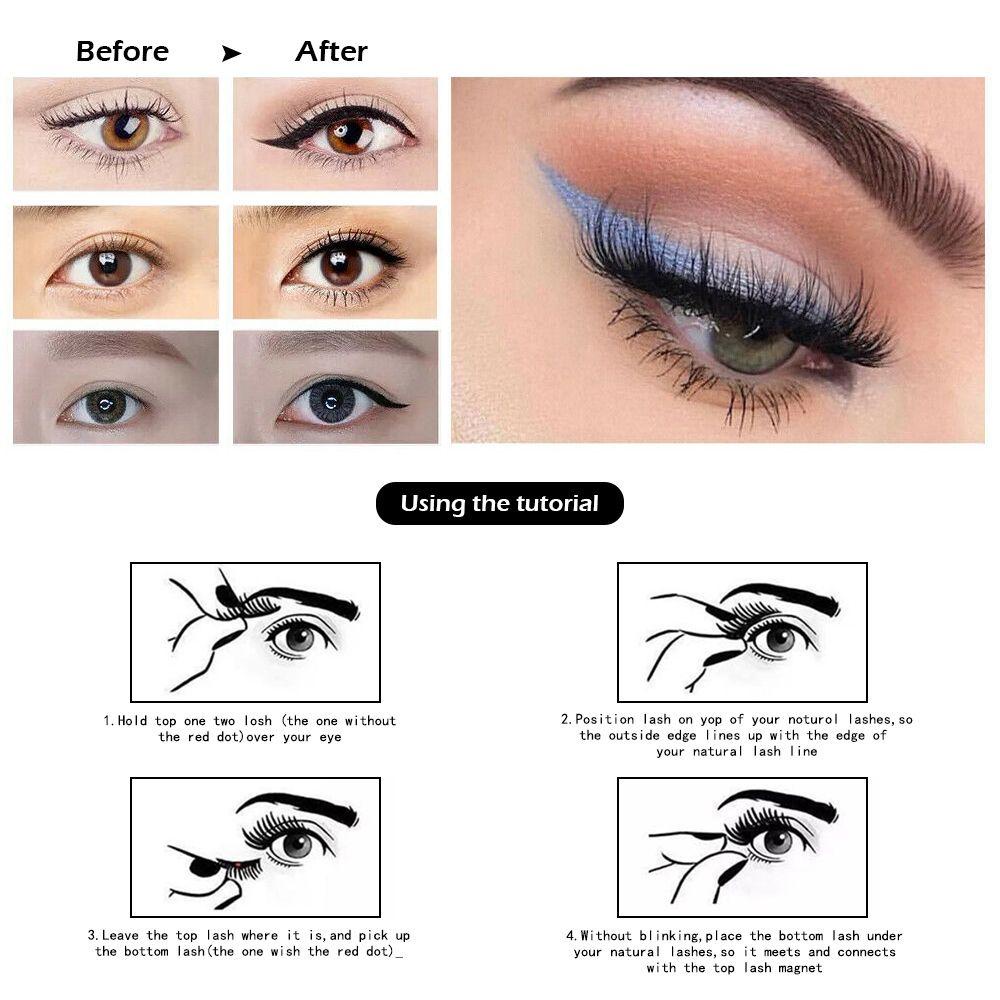 Mascara 3D Toàn Diện Không Keo Có Thể Tái Sử Dụng