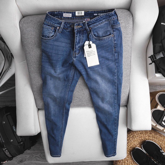 Quần jean nam hàng xuất xịn LEvi- jean co giãn - form slimfit Hải An Jeans