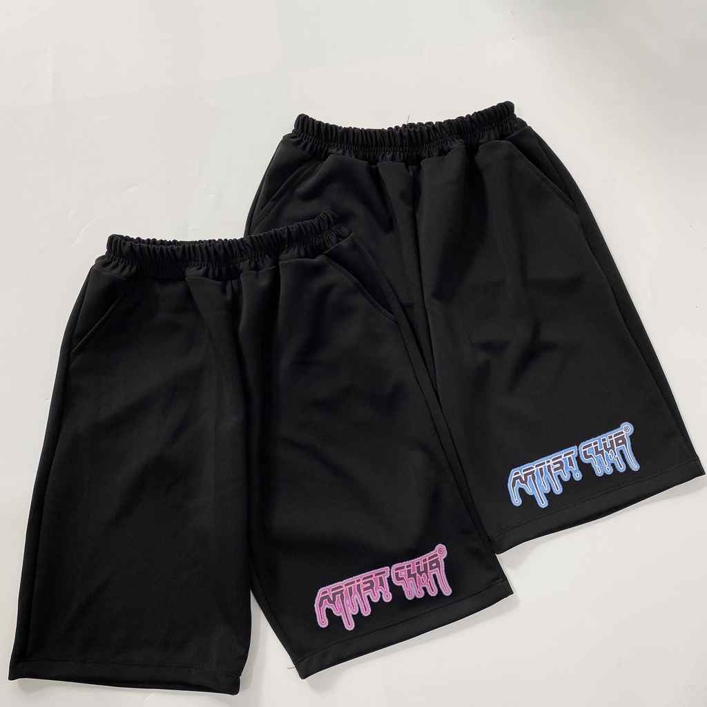 QUẦN SHORT Artist Club Nam Nữ, chất thun Poly 2 da, đùi thể thao, cộc ngắn form rộng unisex