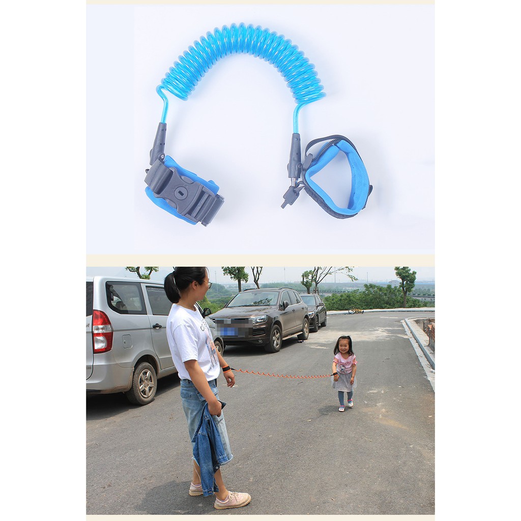 Dây đai chống đi lạc cho bé [Lõi thép, phản quảng, có khóa an toàn, dài 2M]