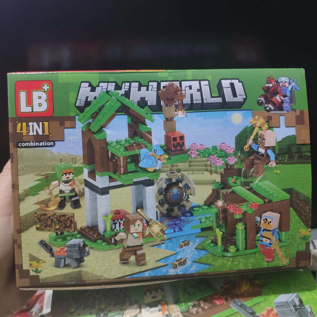 Đồ chơi DreamyKids thanh lý  Bộ ghép hình lego MY WORLD