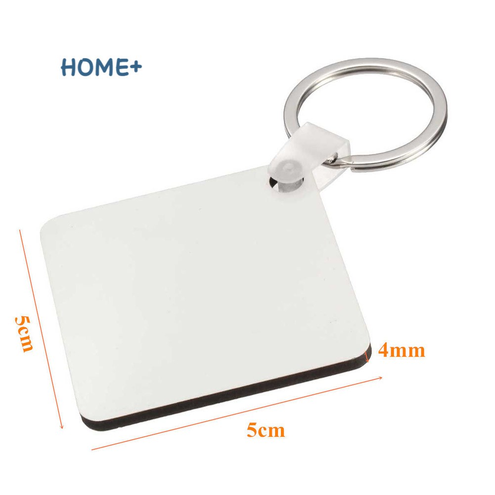 Set 10 Móc Chìa Khóa Hình Vuông Chuyên Dụng Cho Máy In Nhiệt