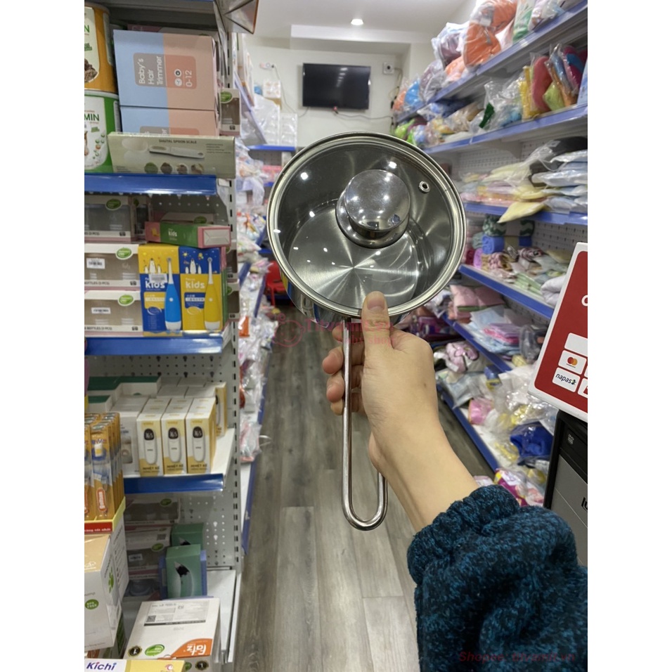 [Bảo Hành 5 năm] Nồi Nấu Bột Chống Dính 3 Đáy Inox, nồi nấu bột fivestar, nồi nấu bột cho bé ăn dặm