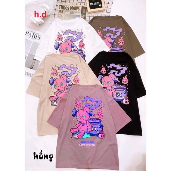 Áo phông thỏ Magic hai mặt HD11