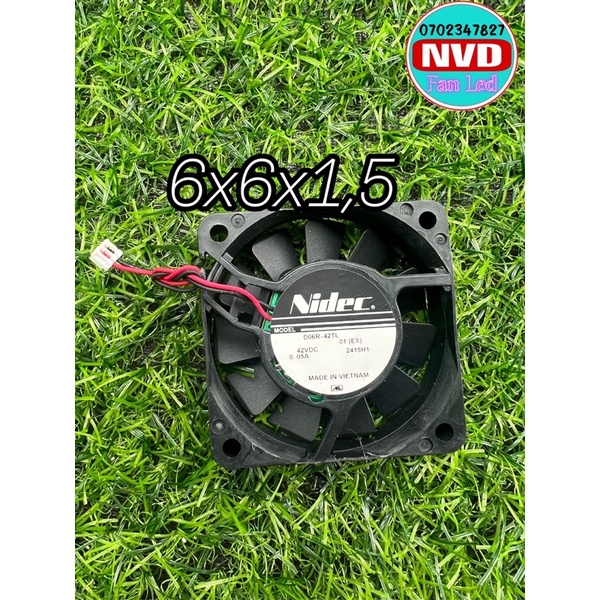 QUẠT TẢN NHIỆT 42v 0,05A 6x6x1,5 NIDEC NEW KHÔNG JACK