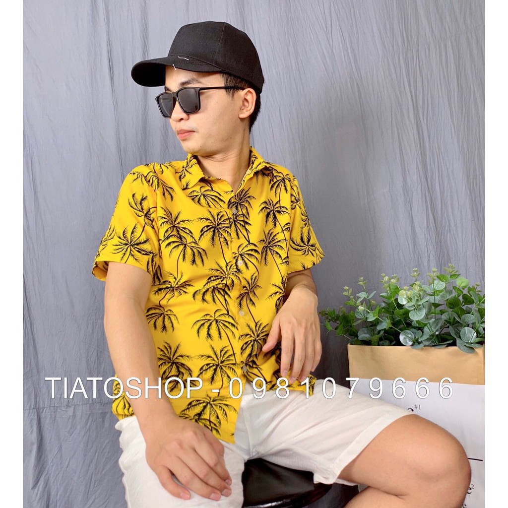 [Giá xả hàng hôm nay] ĐỦ SIZE - Áo sơ mi hoạ tiết đi biển Chất Kate thái loại 1 | BigBuy360 - bigbuy360.vn