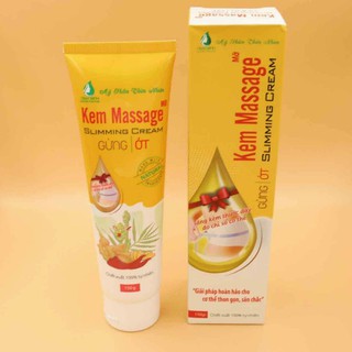 Kem massage tan mỡ bụng Ngân Bình gừng ớt 150g