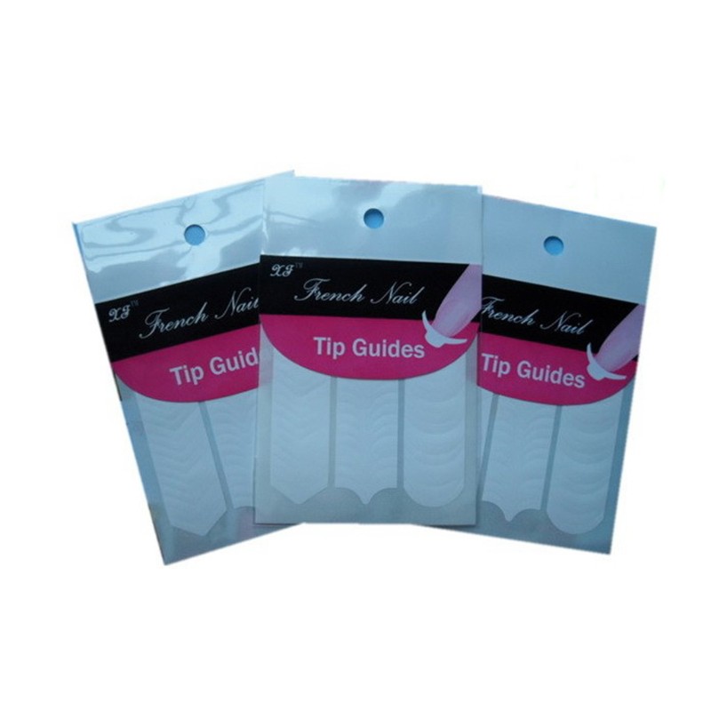 [Hàng mới về] 1 / 10 / 50 / 100 Miếng dán móng tay kiểu Pháp