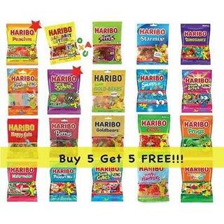 Kẹo dẻo haribo 80g đủ vị