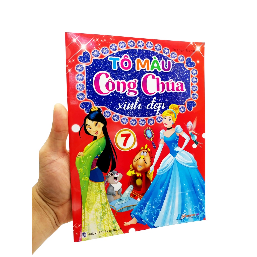 Sách Tô Màu Công Chúa Xinh Đẹp - Tập 7