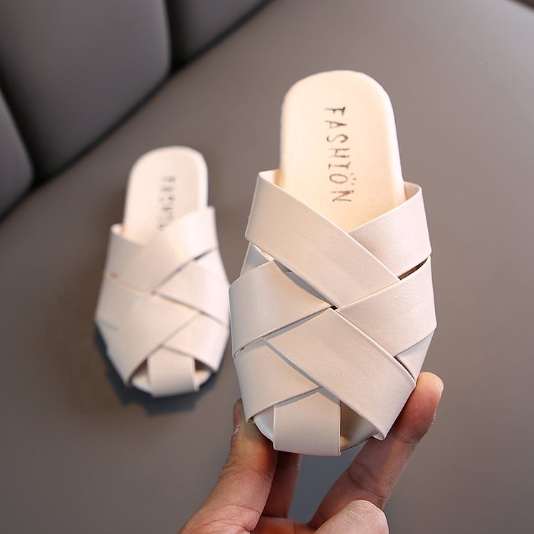 Giày Sandal Da Đế Mềm Chống Trượt Cho Bé Từ 3-18 Tuổi