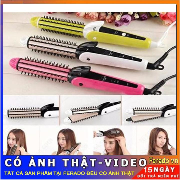 Lược điện Nova 3 trong 1 ( uốn xoăn, dập xù, là thẳng )