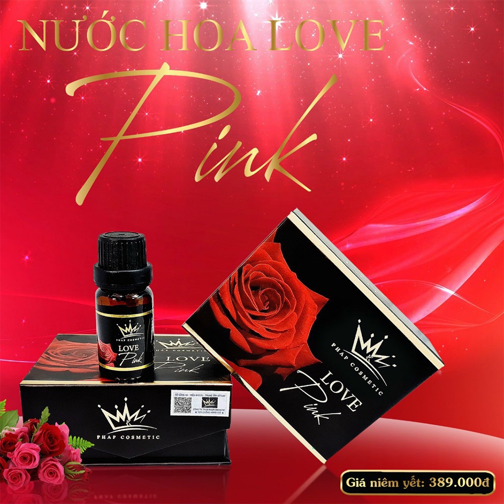 Nước Hoa Vùng Kín Pháp Cosmetic LOVE PINK ROSE