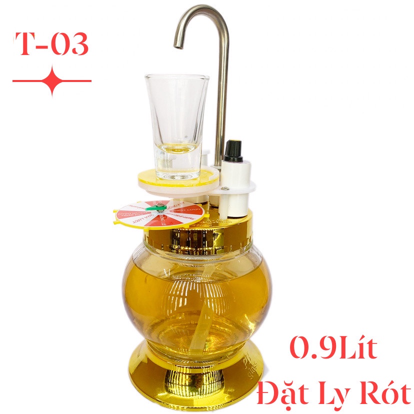 BÌNH RÓT RƯỢU TỰ ĐỘNG MINI 900ML