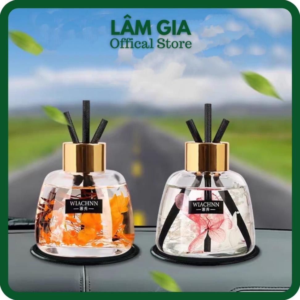Tinh Dầu Nước Hoa Ô Tô WIACHNN 120ml Que Gỗ Tự Nhiên Lọ Khuếch Tán Tạo Hương Thơm Khử Mùi Thơm Phòng O2 iouiguyfytfyt