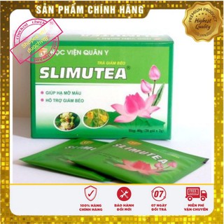 TRÀ GIẢM BÉO SLIMUTEA Học viện Quân Y