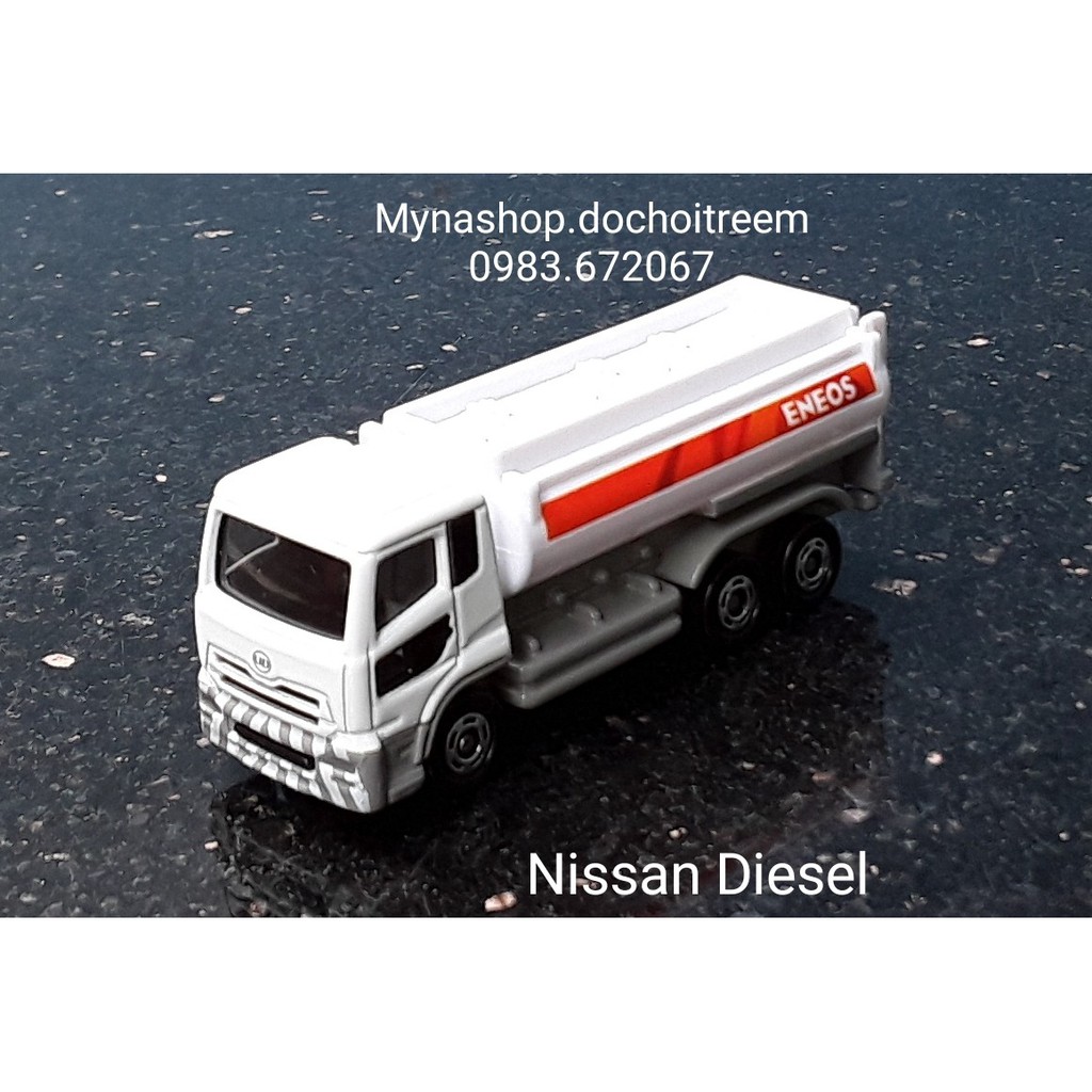 Xe mô hình tĩnh tomica không hộp - Nissan Diesel - ENEOS - xe bồn