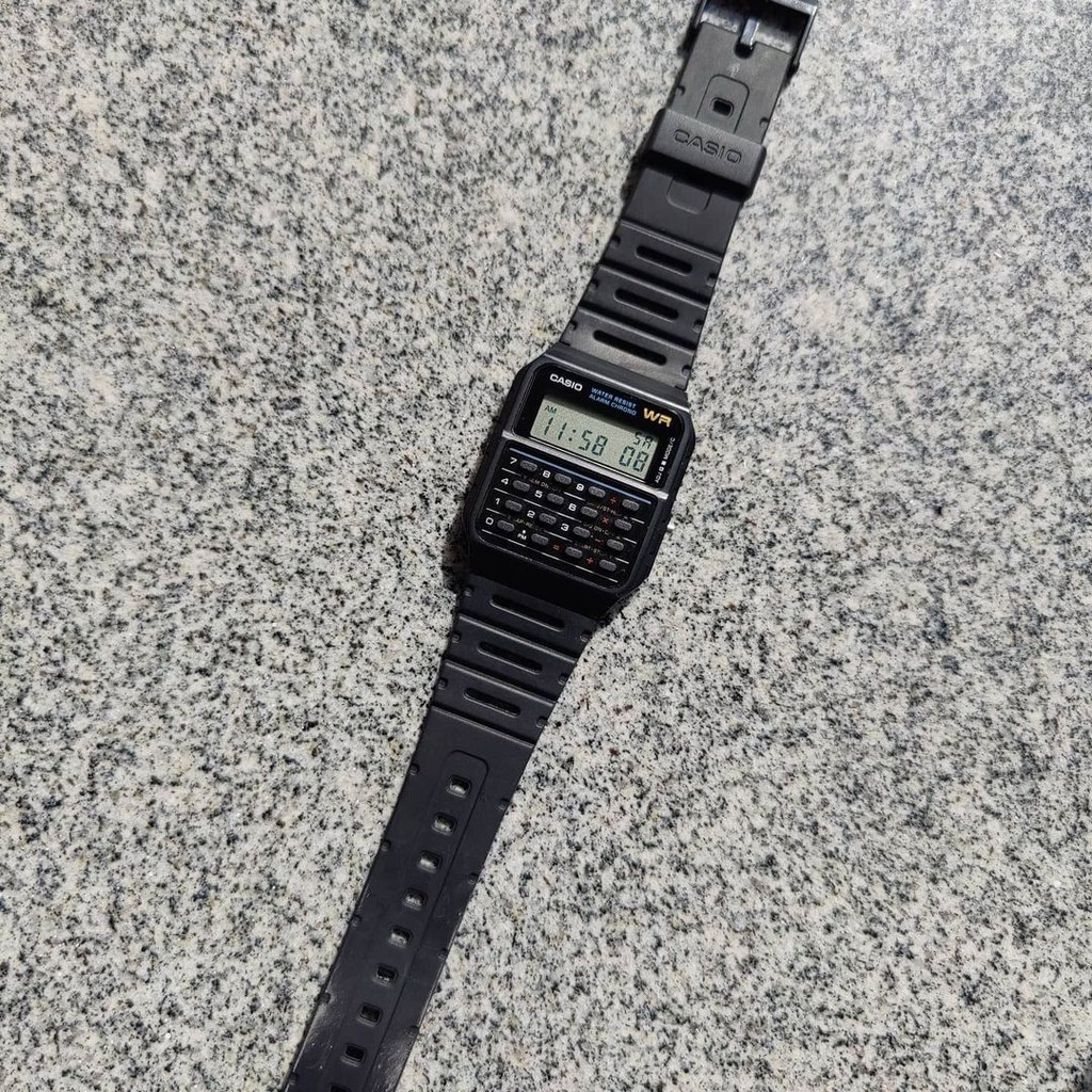 Đồng hồ Nam dây nhựa Casio CA-53 chính hãng bảo hành 1 năm Pin trọn đời