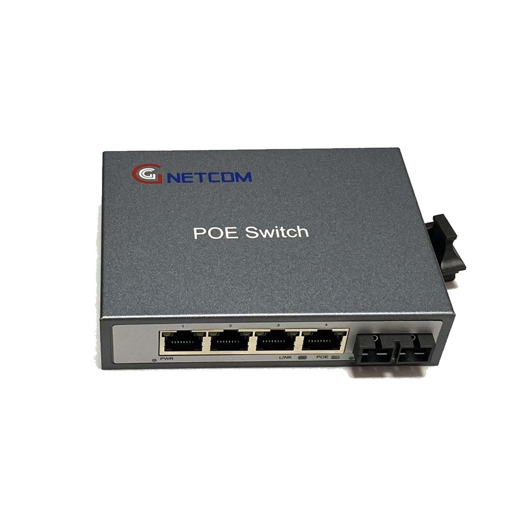 Switch quang poe 4 port - cổng quang 2 sợi POE11004PF