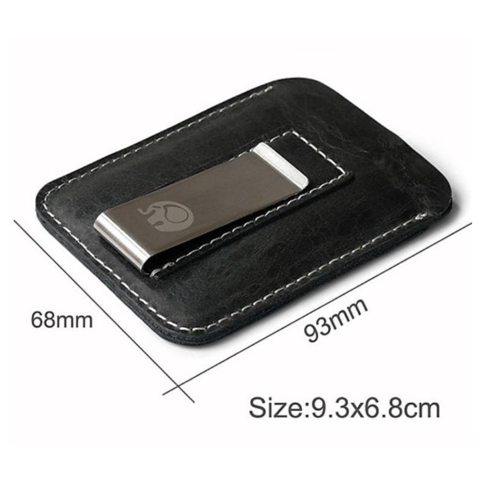 Money Clip Leather - Ví Kẹp Tiền Da Thật (Đen | Nâu) 