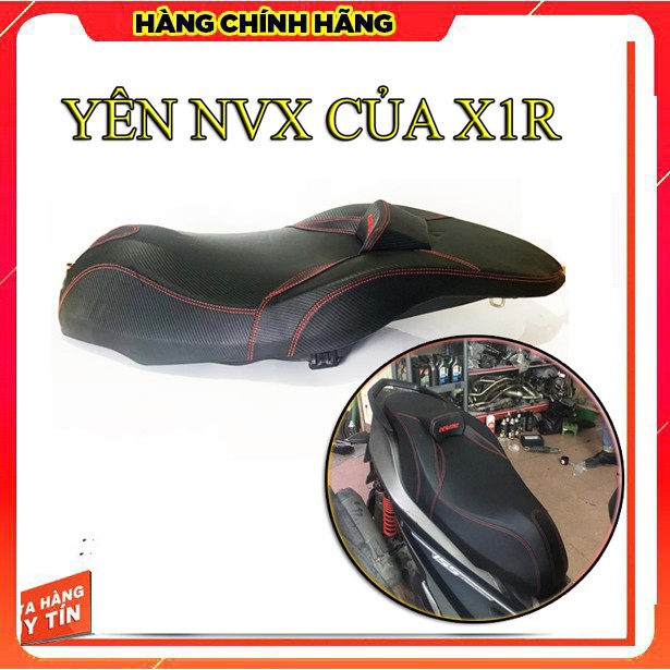 YÊN XE NVX CHÍNH HÃNG X1R  ( MÀU ĐEN KIỂU THÁI)