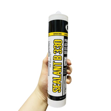 Keo silicone ACRYLIC SEALANT  trét kín các khe hở vết nứt, góc cạnh cửa và lỗ đinh