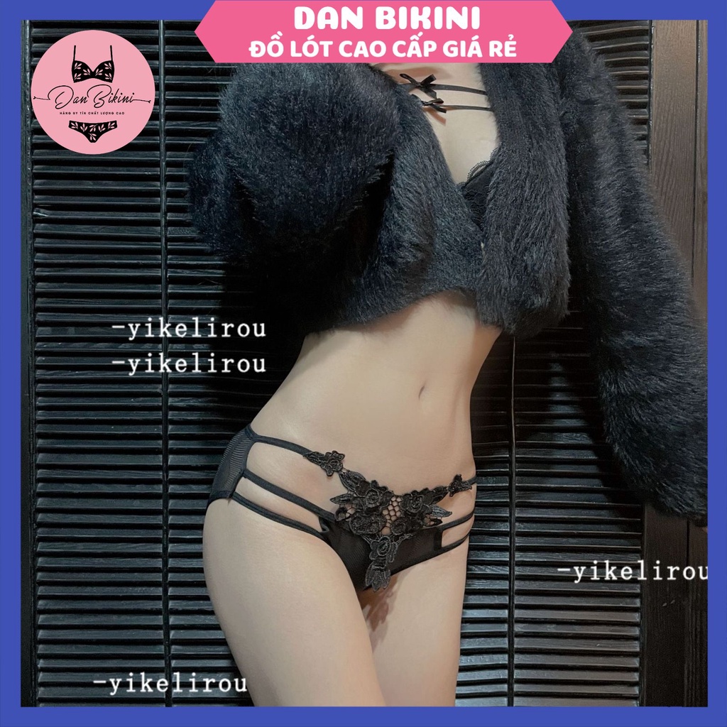 Quần Lót Nữ Ren cao cấp thiết kế mềm mại thoáng mát đính hoa văn sexy quyến rũ MÃ 2766